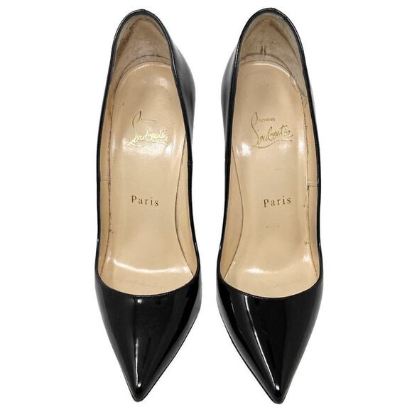 Christian Louboutin So Kate 120 Black Patent Leather Pumps – Size 37 - Picture 2 of 10